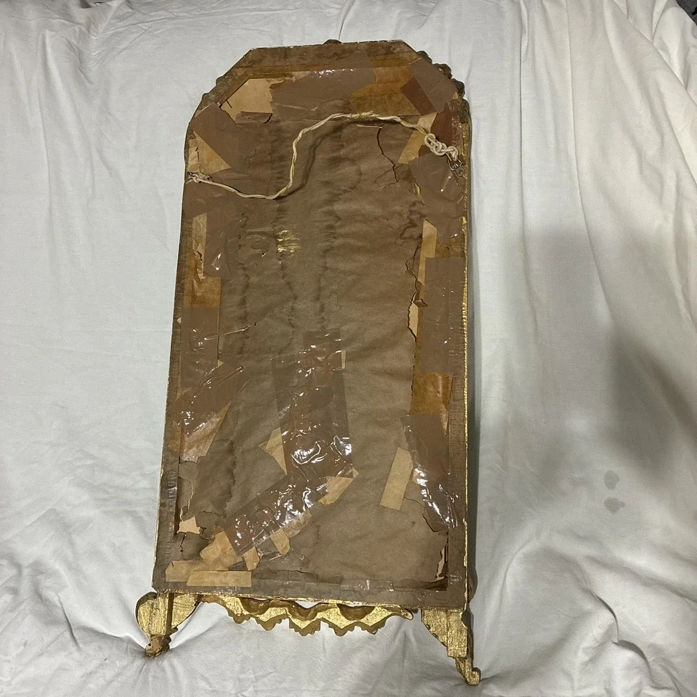 Vintage LaBarge Hollywood Regency Gold Gilt Wood Wall Mirror Mid Century MCMRare